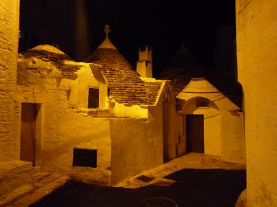 Trulli by night