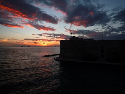 Castello al tramonto